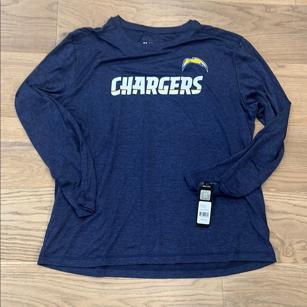 Chargers Long Sleeve Shirt MAJESTIC EVOLUTION TEE size XL